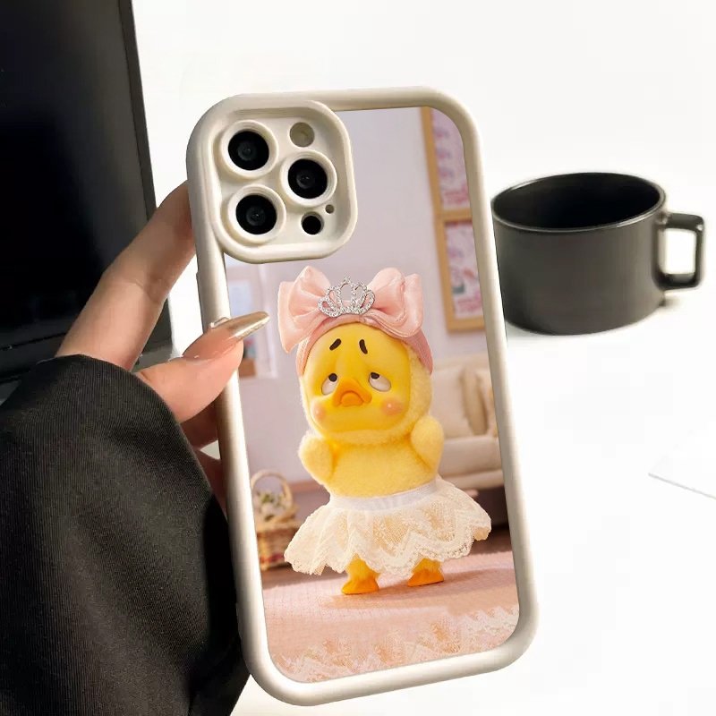 เคสโทรศัพท์มือถือแบบนิ่ม กันกระแทก เจ้าหญิงเป็ด for IPhone 14