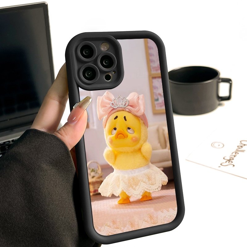 เคสโทรศัพท์มือถือแบบนิ่ม กันกระแทก เจ้าหญิงเป็ด for IPhone 12
