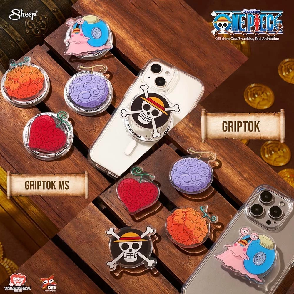 [One Piece Limited Collection]Griptok แบบกาวและแบบแม่เหล็ก  กาวแน่น ปลอดภัย